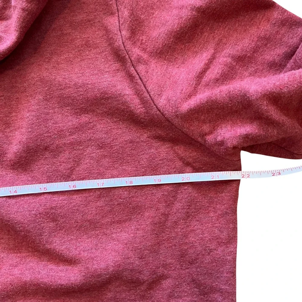 Nike Sportswear‎ Essential Funnel Neck Hoodie Burgundy Red Fleece Pullover Large